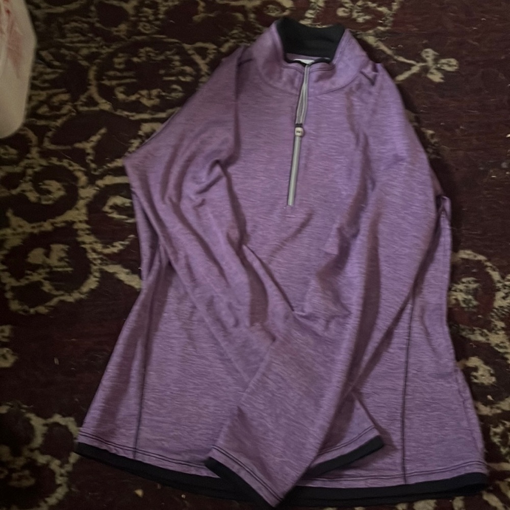 Purple Foot Joy Quarter zip